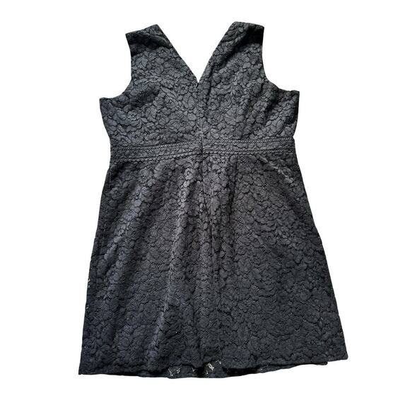 LOFT Plus Dress, size 18, Black Lace, Cocktail Party, sleeveless - Picture 2 of 7